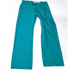J Lindeberg Future Sports Teal Polyester Golf Pants Size 33 READ